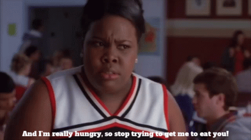Glee Mercedes Jones GIF - Glee Mercedes Jones And Im Really Hungry GIFs