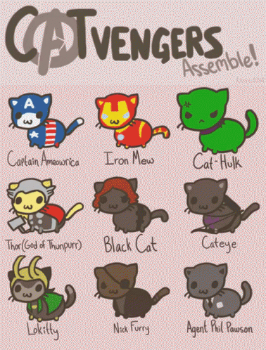 Cat Vengers Catavengers GIF - Cat Vengers Catavengers Avengers GIFs