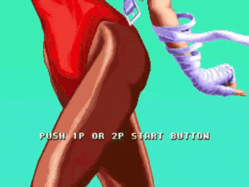 a video game screen shows a woman in a red bodysuit