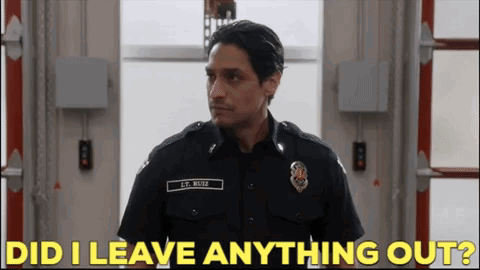 Station 19 Theo Ruiz GIF - Station 19 Theo Ruiz Did I Leave Anything Out GIFs