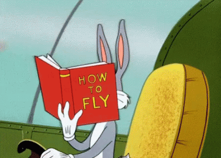 Bugs Bunny Reading GIF - Bugs Bunny Reading Fly GIFs