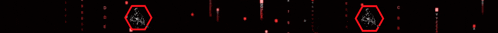 a red and white sign that says do not restart on a black background