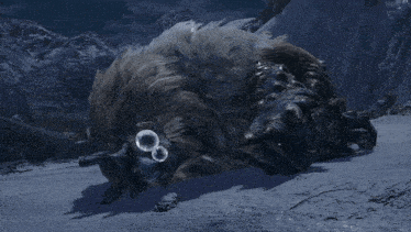 Goss Harag Monster Hunter Rise GIF - Goss Harag Monster Hunter Rise Sleeping GIFs