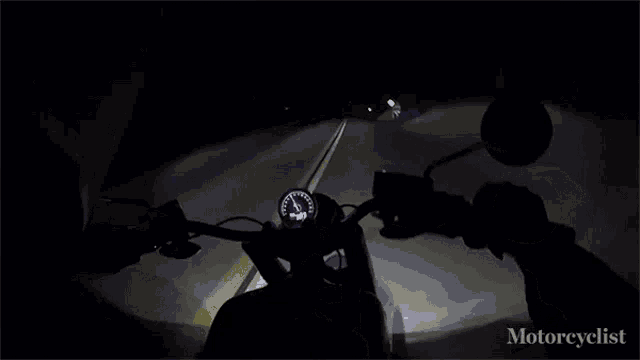 Night Ride Motorcyclist GIF - Night Ride Motorcyclist Bmw R18 GIFs