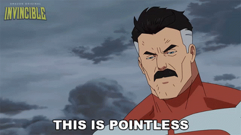 This Is Pointless Nolan Grayson GIF - This Is Pointless Nolan Grayson Omni Man GIFs