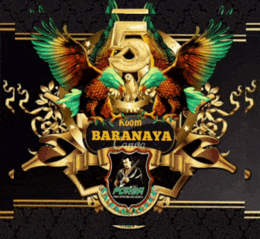 a poster that says room baranaya with a picture of a man