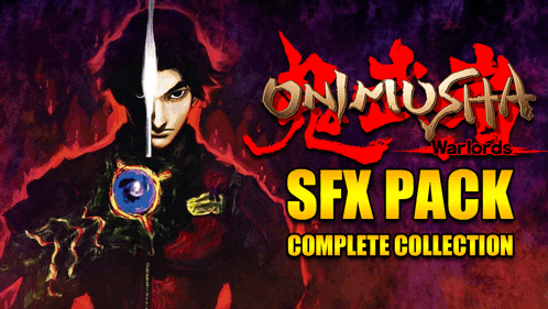 a poster for a video game called on musha warlords sfx pack complete collection