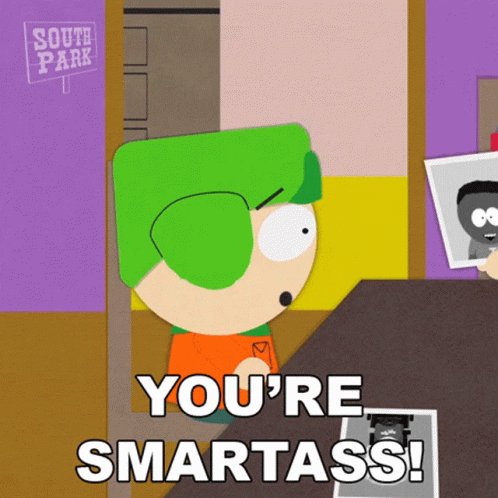 Youre Smartass Kyle Broflovski GIF - Youre Smartass Kyle Broflovski South Park GIFs