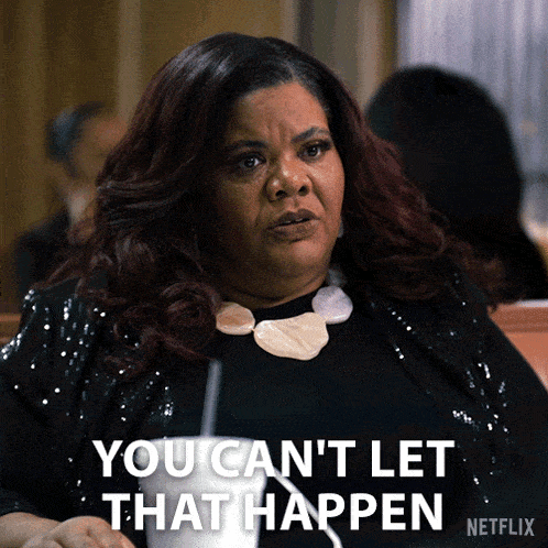 a woman in a sequined jacket says you can t let that happen