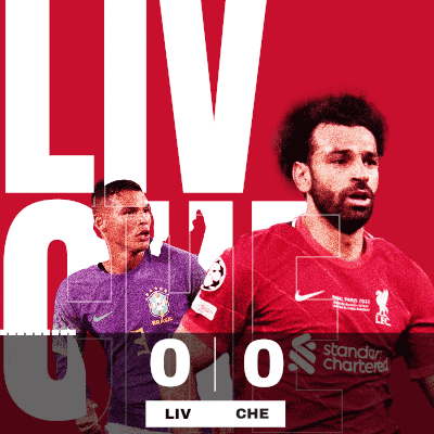 two soccer players on a red background with the word liv on top