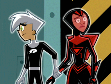 a cartoon character with a letter p on his shirt