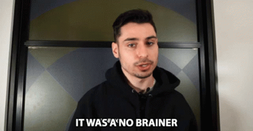 It Was A No Brainer Zoomaa GIF - It Was A No Brainer Zoomaa Drink Ctrl GIFs