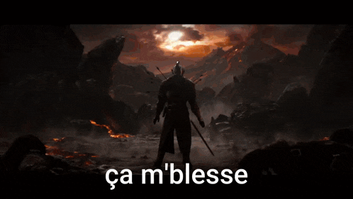 a screenshot of a video game with the words mais j'reste debout