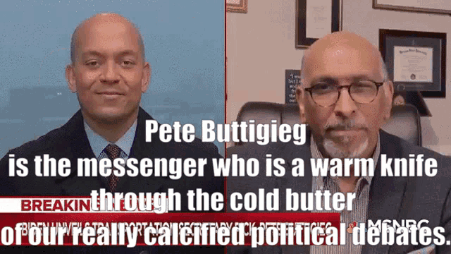 pete buttigieg is the messenger who is a warm knife of four really catchified political debates