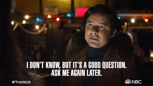 I Don’t Know But It’s A Good Question Ask Me Again Later Miguel Rivas GIF - I Don’t Know But It’s A Good Question Ask Me Again Later Miguel Rivas Jon Huertas GIFs