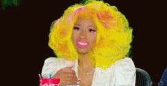 Nicki Minaj Judge GIF - Nicki Minaj Judge Yellow Hair GIFs