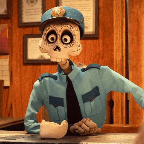 Coco Police Reverse Jaw Drop GIF - Coco Police Reverse Jaw Drop GIFs