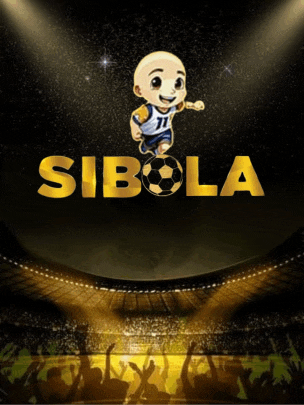 a cartoon of a boy playing soccer with the word sibola above him
