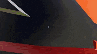 a person is holding a piece of paper in a video game while playing a game .