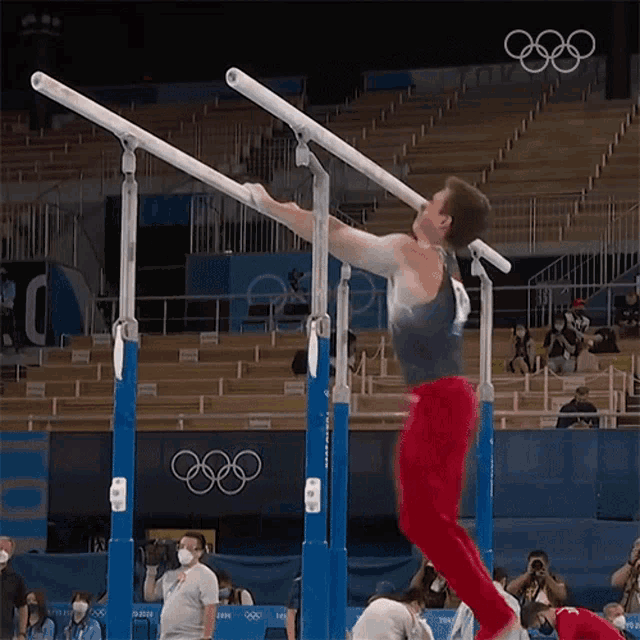 Handstand Brody Malone GIF - Handstand Brody Malone Usa Mens National Gymnastics Team GIFs