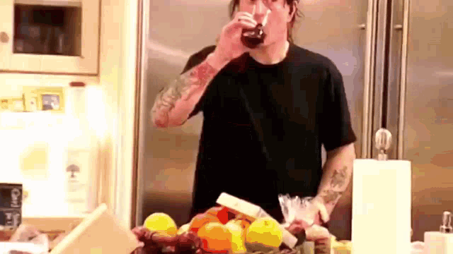 Ozzy Osbourne Sip GIF - Ozzy Osbourne Sip Drink GIFs