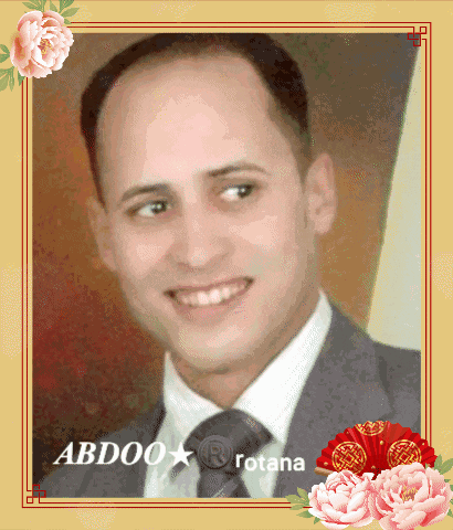 a picture of a man in a suit and tie with the name abdoo on it