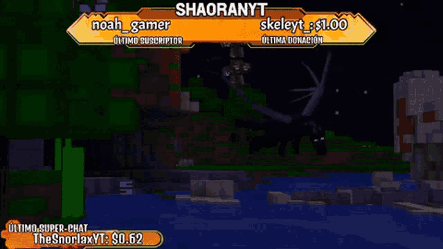 a screen shot of a video game with the name shaoranyt