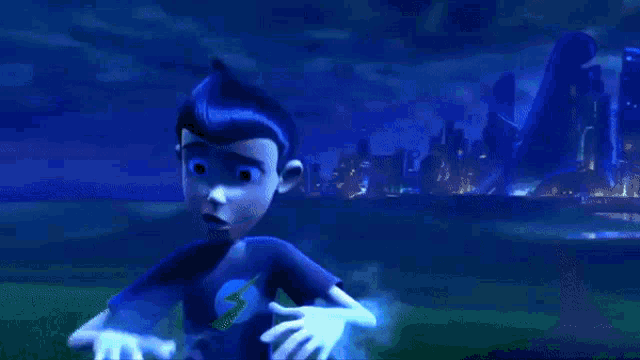 a blue background with the word lewis written on it