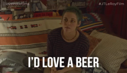 Id Love A Beer Drinking GIF - Id Love A Beer Drinking Thirsty GIFs