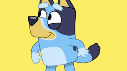 a cartoon dog with the words your most lovely