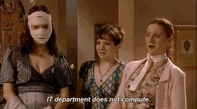 It Crowd It Department GIF - It Crowd It Department Does Not Compute GIFs