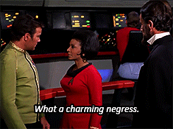 Lincoln Learns About The Future GIF - Star Trek What A Charming Negress Forgive Me My Dear GIFs