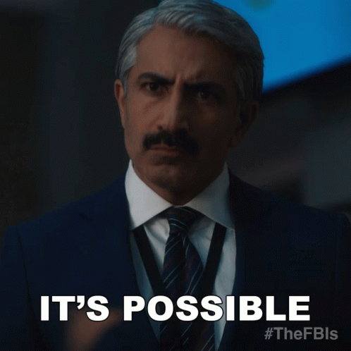 Its Possible Special Agent Bashar GIF - Its Possible Special Agent Bashar The Fbis GIFs