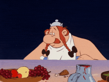 Asterix Eating GIF - Asterix Eating Manger GIFs