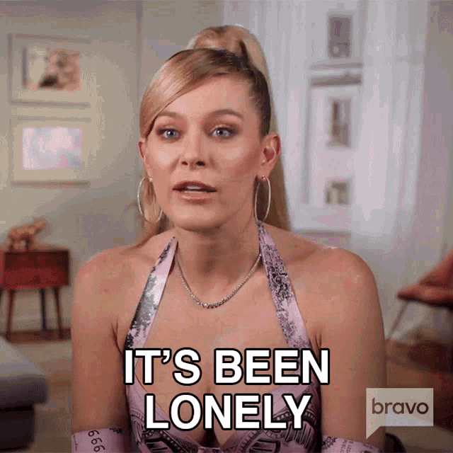 Its Been Lonely Leah Mcsweeney GIF - Its Been Lonely Leah Mcsweeney Real Housewives Of New York GIFs
