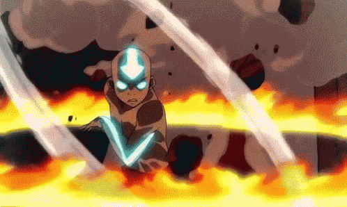 The Last Air Bender Avatar State GIF - The Last Air Bender Avatar State Four Elements GIFs