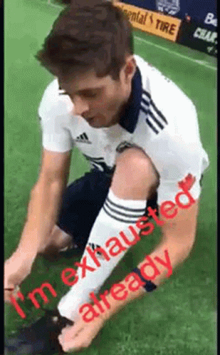 Tired Exhausted Already GIF - Tired Exhausted Already Tie Shoes GIFs