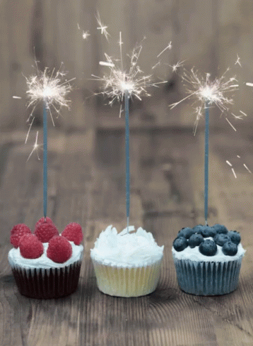Cupcakes Candles GIF - Cupcakes Candles GIFs