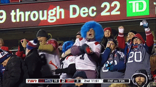 Montreal Alouettes Alouettes GIF - Montreal Alouettes Alouettes Horn Guy GIFs