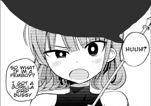 a black and white drawing of a girl wearing a witch hat and holding a sword .