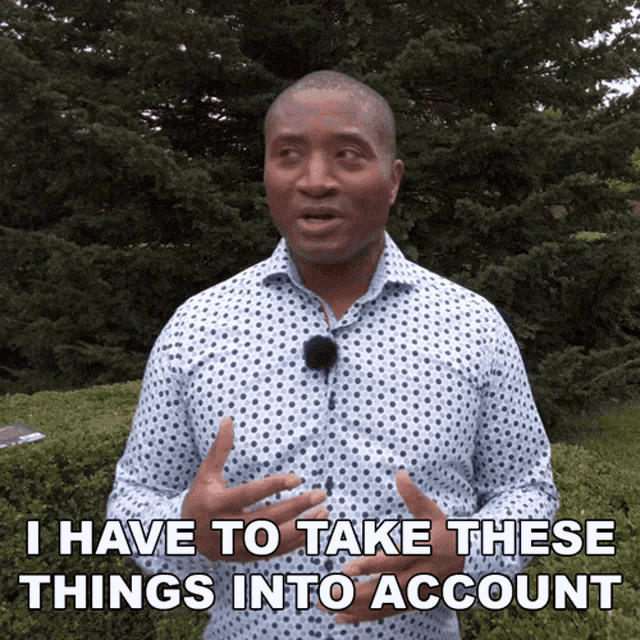 I Have To Take These Things Into Account James GIF - I Have To Take These Things Into Account James Engvid GIFs