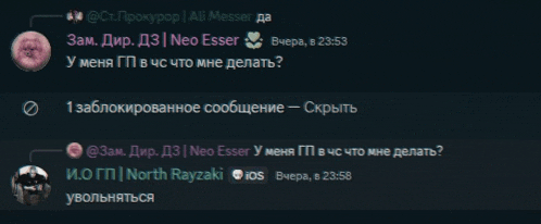 a screenshot of a conversation between neo esser and ios