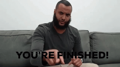 Mohamed Hijab Youre Finished GIF - Mohamed Hijab Youre Finished GIFs