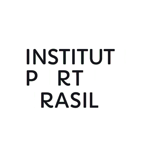 a colorful logo for instituto porto brasil with a white background