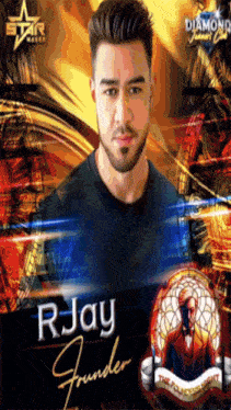 a man with a beard and the name rjay founder