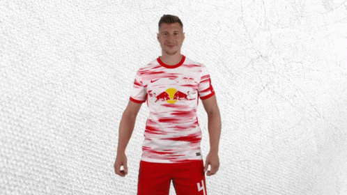 Cheer For Number4 Willi Orban GIF - Cheer For Number4 Willi Orban Rb Leipzig GIFs