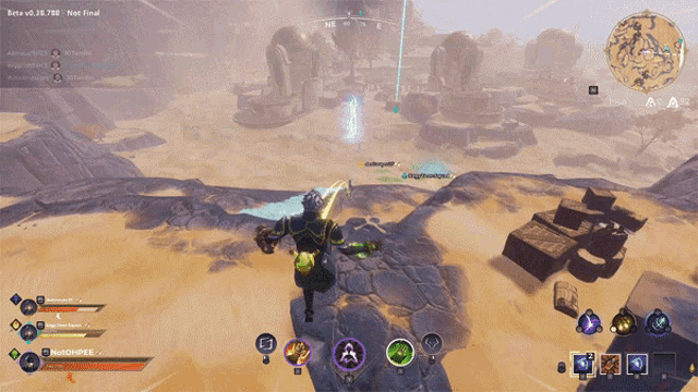 a screenshot of a video game that says beta v0.28.6b not final