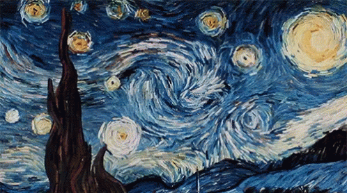 Starry Night Van Gogh GIF - Starry Night Van Gogh GIFs