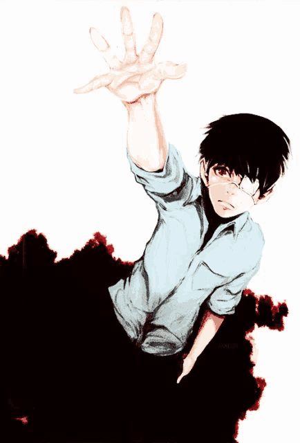 a drawing of a man reaching for something with the words save me i below him