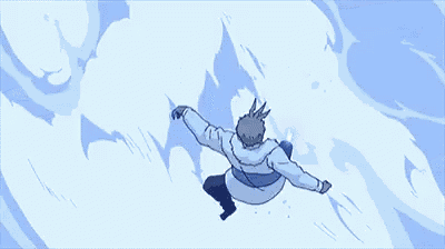 a person is standing in the air with a light coming out of their legs .